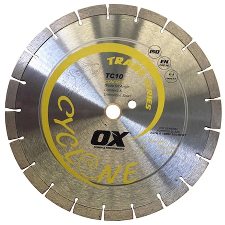 Ox Tools Trade General Purpose / Concrete Diamond Blade, Diameter: 12" / 305mm, Bore: 1" - 20mm OX-TC10-12